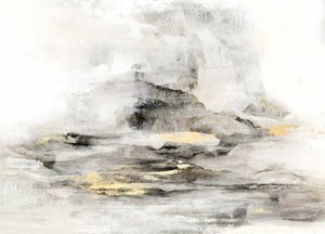 Abstrakt gulllandskap av Gemma Bardot