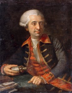 Portrett av Antoine-Laurent Lavoisier 1743-1794 av Geneviève Brossard de Beaulieu