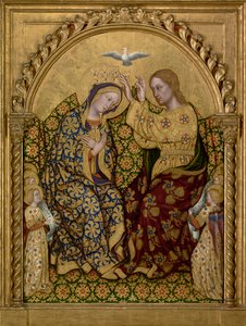 Coronation of the Virgin, ca. 1420 (tempera og bladgull på panel)