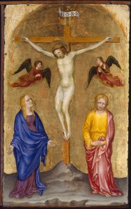 Korsfestelse, ca. 1408 av Gentile da Fabriano