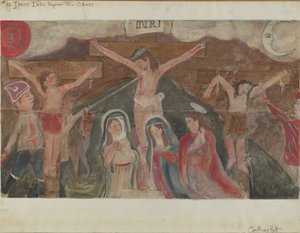 Station of the Cross nr. 12: Jesus Dies On the Cross, ca. 1936.