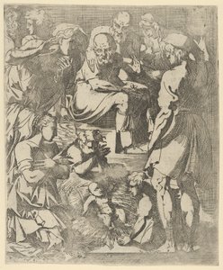 Fødselen, ca. 1544-48. av Geoffroy Dumoûtier