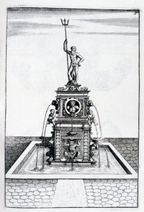 Fontenedesign, 1664 av Georg Andreas Bockler