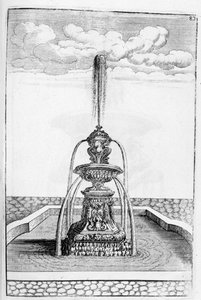 Fontenedesign, 1664 av Georg Andreas Bockler