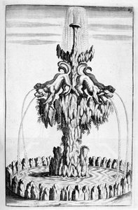 Fontene med hundedesign, 1664
