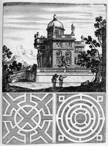 Hus- og hagedesign, 1664 av Georg Andreas Bockler