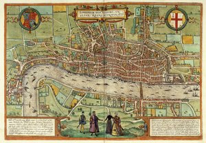 En utsikt over London, 1613