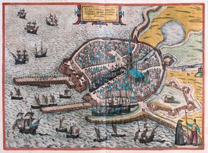 Flenish, Belgia - i #39;Civitates Orbis Terrarum#39; av Georg Braun, Köln 1617 av Georg Braun