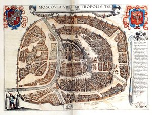 Kart over Moskva, 1572
