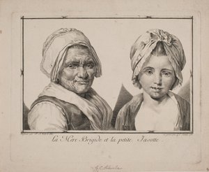 Mor Brigide og lille Javotte av Georg Christian Schule