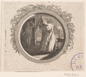 Titelvignet til S. Richardson: "Miss Clarissa Harlowes Historie", fjerde del av Georg Christian Schule
