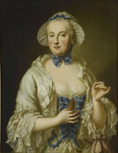 Portrett av Maria Anna Sophia av Sachsen, kurfyrste av Bayern (1728–1797) av Georg Desmarees
