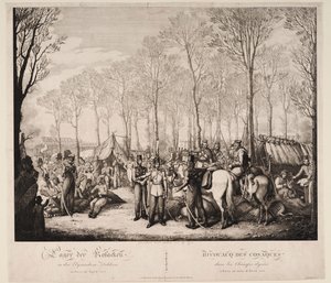 Kosakkenes bivuakk ved Avenue des Champs-Elysées i Paris april 1814, 1814