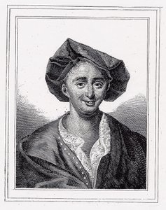 Julien Offray de La Mettrie 1709-1751 av Georg Freidrich Schmidt