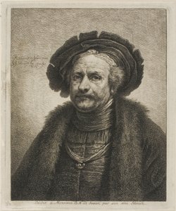 Portrett av Rembrandt av Georg Friedrich Schmidt