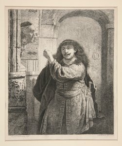 Samson truer sin svigerfar av Georg Friedrich Schmidt