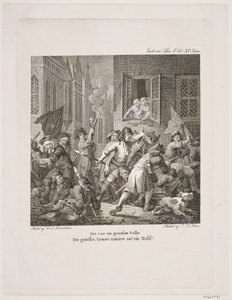 Illustrasjon til Holbergs Komedier av Georg Haas