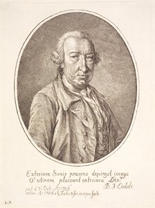 Portrett av Barthold Johan Lodde, oversetter
