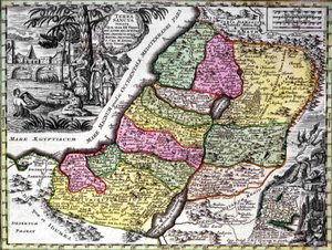 Det hellige land (Palestina) av Georg Matthäus Seutter