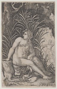 Cephalus og Procris, fra The Greek Heroines, 1539., 1539. av Georg Pencz