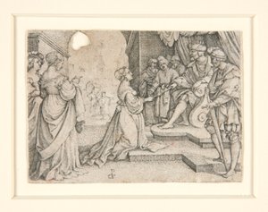 Ester før Ahasverus av Georg Pencz
