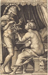 Medea returnerer penatene til Jason av Georg Pencz