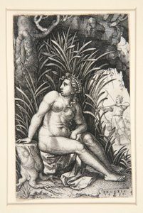 Procris og Cephalus, fra serien The Greek Heroines av Georg Pencz