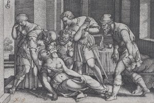 Suicide of Lucretia, fra Scener fra romersk historie.