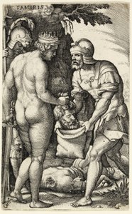 Tamiris, fra greske heltinner av Georg Pencz