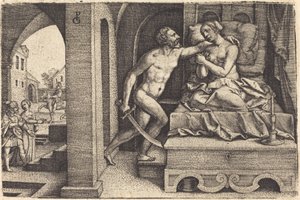Tarquin og Lucretia av Georg Pencz