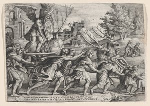 The Triumph of Time on Fame, fra The Triumphs of Petrarch.