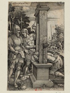 Titus Manlius, ca. 1535 av Georg Pencz