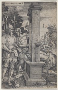 Titus Manlius, fra Roman Heroes, 1535. av Georg Pencz