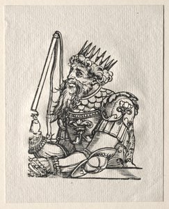 Tyranner i Det gamle testamente: Nebukadnesar. av Georg Pencz