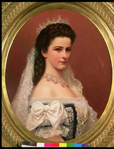 Keiserinne Elizabeth av Bayern (1837-98) i ungarsk drakt, 1867