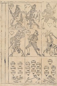 Ark med spillekort, 1500-tallet. av Georg Schachomair
