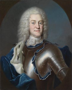 Portrett av Christian Ludwig II, 1683-1756 hertug av Mecklenburg, 1731-1732 av Georg Weissmann