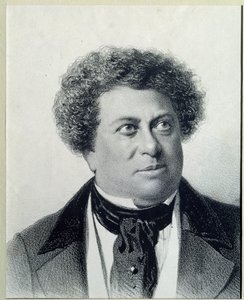 Portrett av forfatteren Alexandre Dumas (1802-1870)