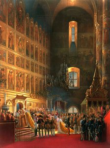 Salvelsen av tsar Alexander II av Russland, Moskva, 1856.