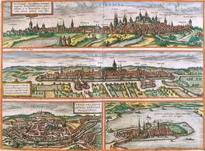 Nürnberg, Ulm, Salzburg, Lindau, Tyskland, Østerrike