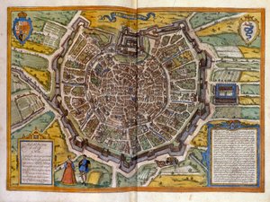 Plan de Milan og 1585 tiré de l