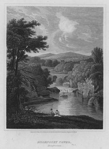 Gillknocky Tower, Dumfrieshire (gravering)