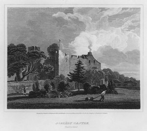 Scaleby Castle, Cumberland (gravering)