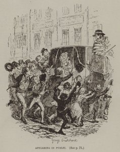 Vises offentlig (gravering) av George (after) Cruikshank