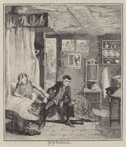 Illustrasjon for Jack Sheppard (gravering) av George (after) Cruikshank