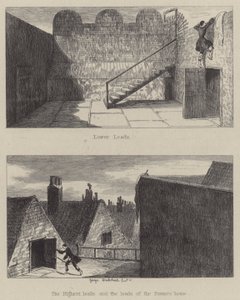 Illustrasjon for Jack Sheppard (gravering) av George (after) Cruikshank