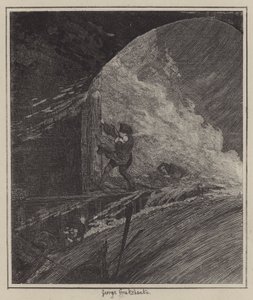 Illustrasjon for Jack Sheppard (gravering) av George (after) Cruikshank
