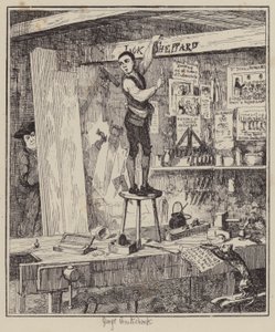 Illustrasjon for Jack Sheppard (gravering) av George (after) Cruikshank