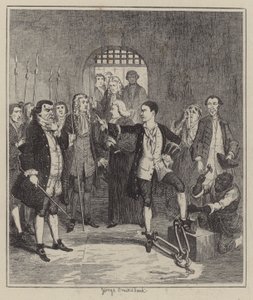 Illustrasjon for Jack Sheppard (gravering) av George (after) Cruikshank