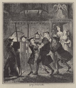 Illustrasjon for Jack Sheppard (gravering) av George (after) Cruikshank